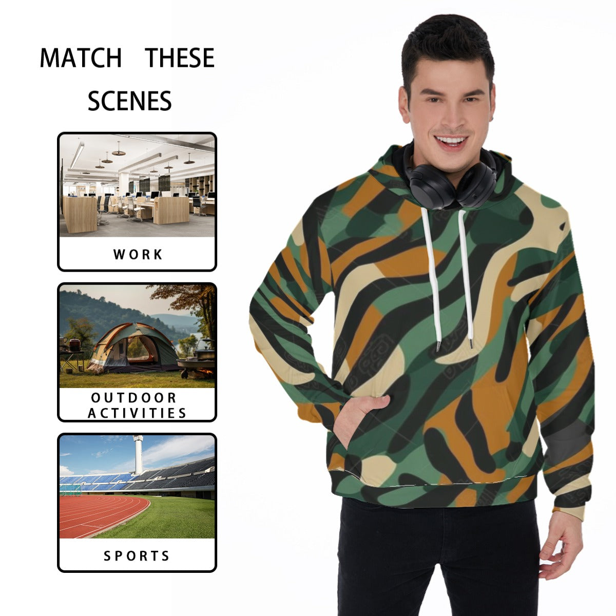 Men's Thicken Pullover Hoodie