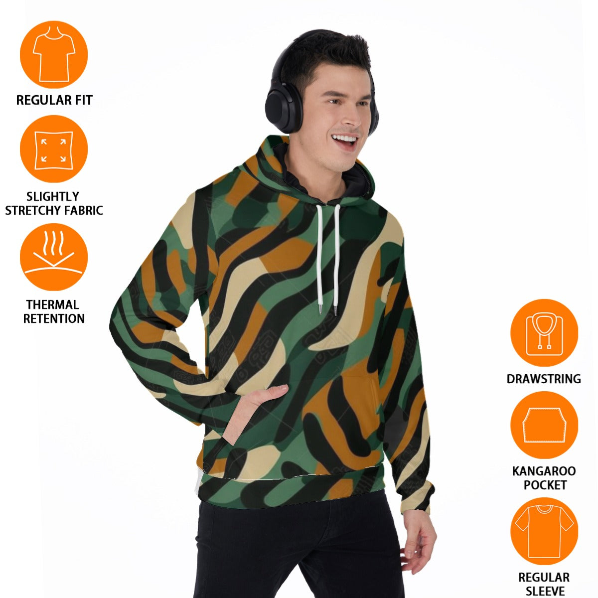 Men's Thicken Pullover Hoodie