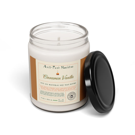 Scented Soy Candle, 9oz, AFM Cinnamon Vanilla