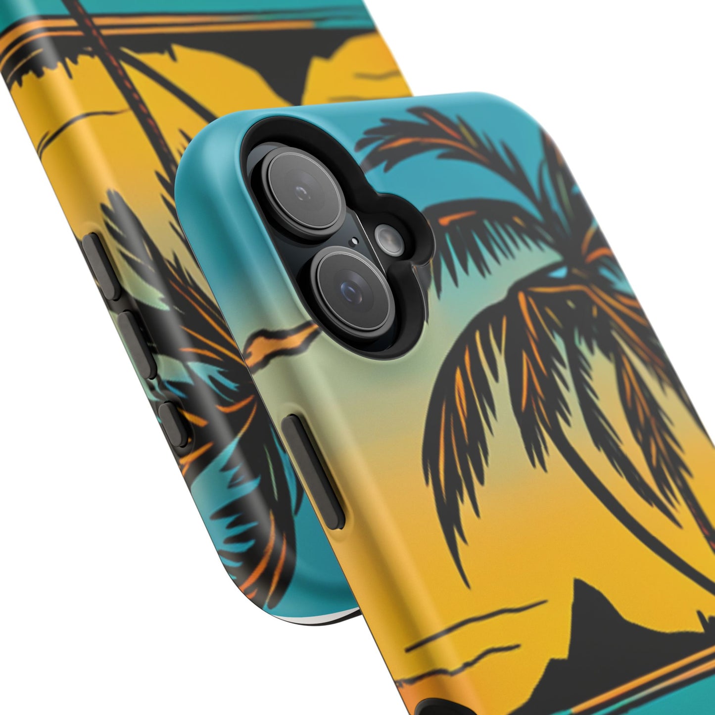 Magnetic Tough Cases, MagSafe compatible, Hawaiian Windward Side Scenery, iPhone 13, iPhone 14, iPhone 15, iPhone 16