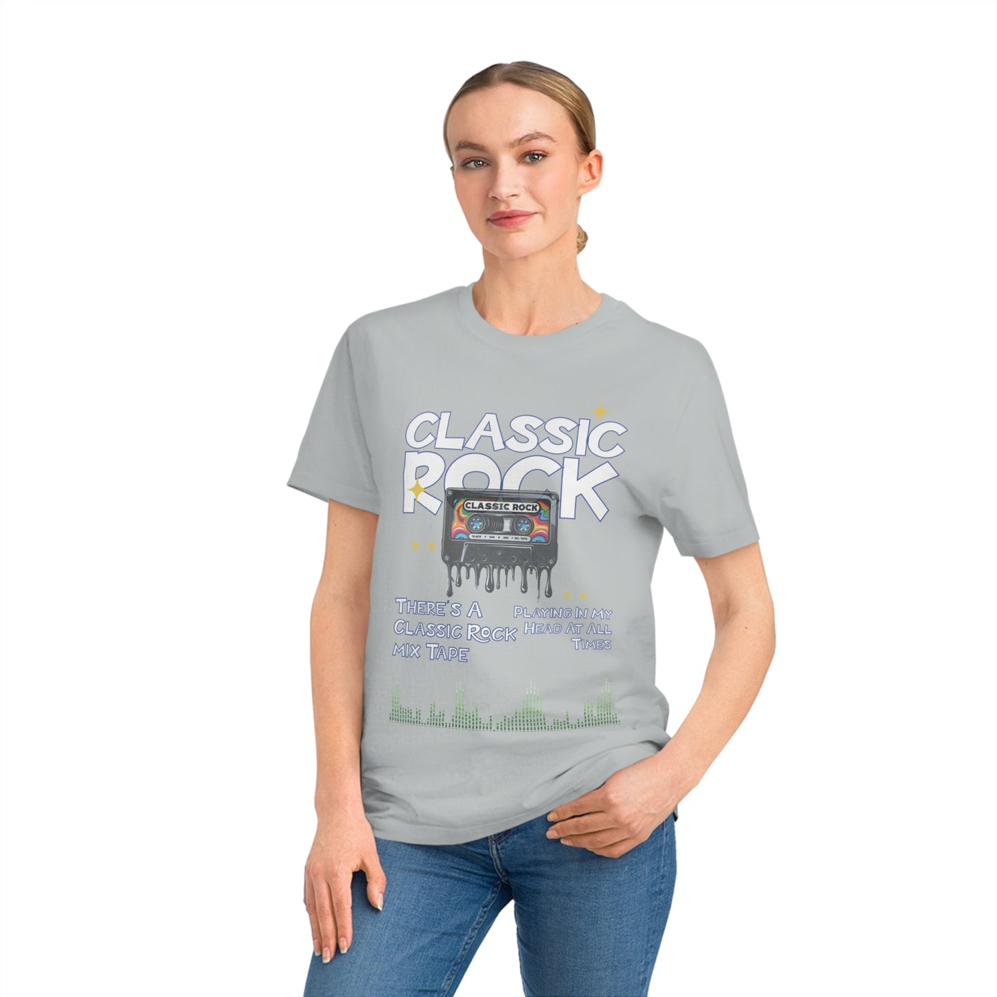 Unisex Classic Rock T-Shirt, Mix Tape Playing In My Head