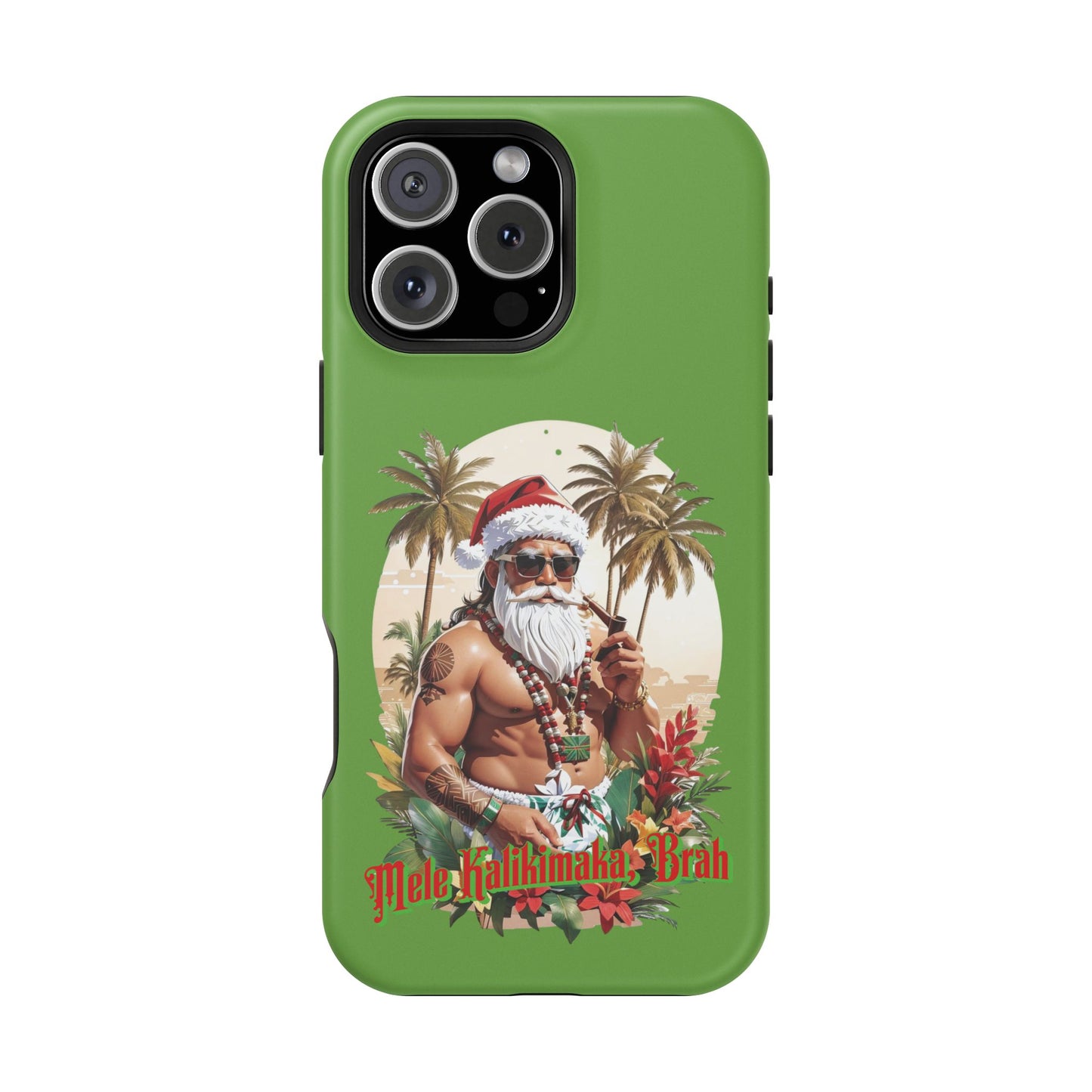 Magnetic Tough Cases, MagSafe, Mele Kalikimaka Brah