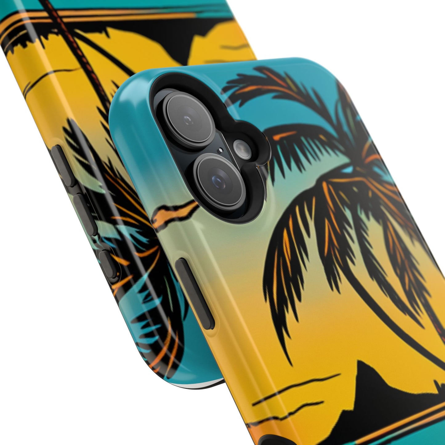 Magnetic Tough Cases, MagSafe compatible, Hawaiian Windward Side Scenery, iPhone 13, iPhone 14, iPhone 15, iPhone 16