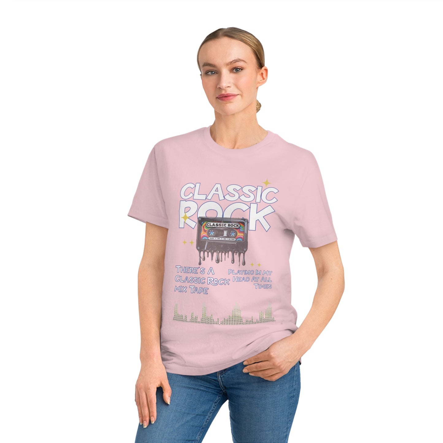 Unisex Classic Rock T-Shirt, Mix Tape Playing In My Head