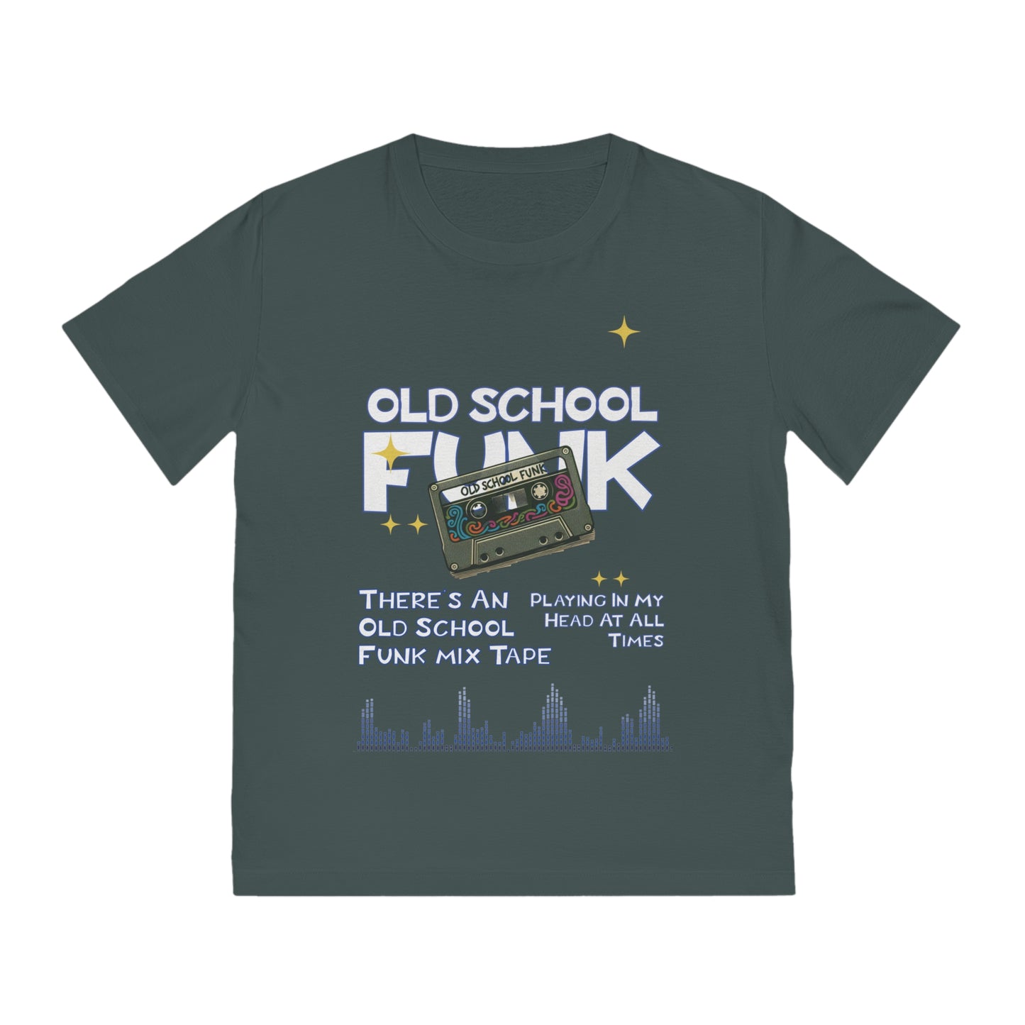 Unisex Old School Funk T-Shirt,  Mix Tape Playing In My Head