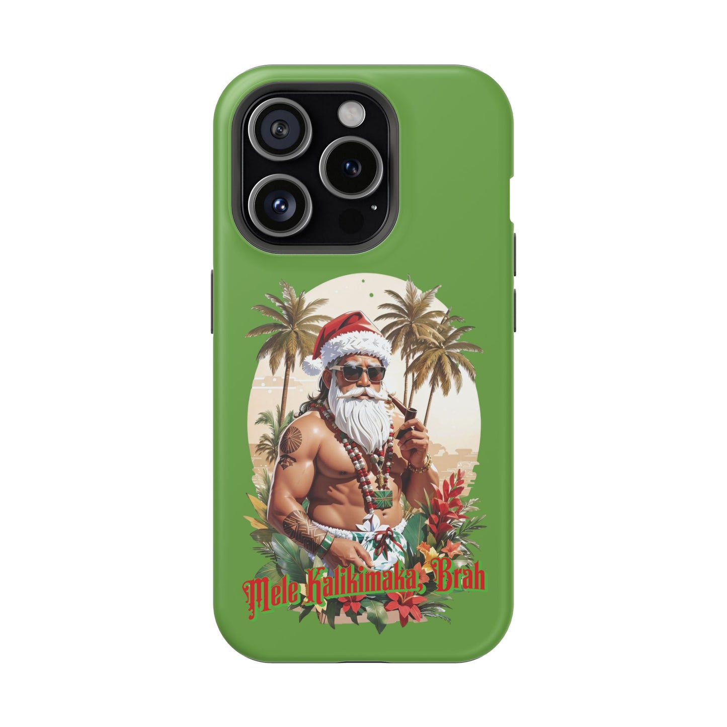 Magnetic Tough Cases, MagSafe, Mele Kalikimaka Brah