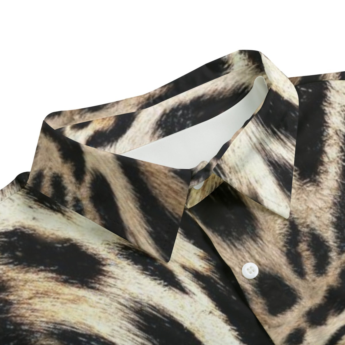 Unisex Imitation Silk Shirt Suit - Acid Ocelot 01