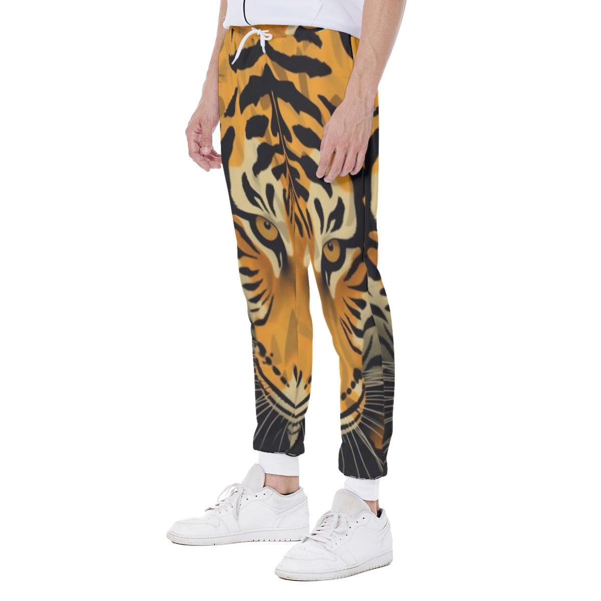 Men's Sweatpants, Tiger Head 01