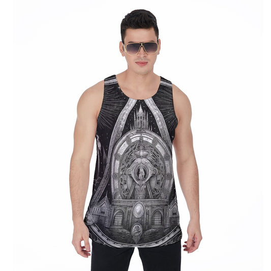 Men's Tank Top | Velvet - Interplanetary B&B, B&W