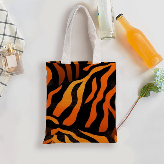 Canvas Tote Bag, Extra Medium, Tiger with a Tan