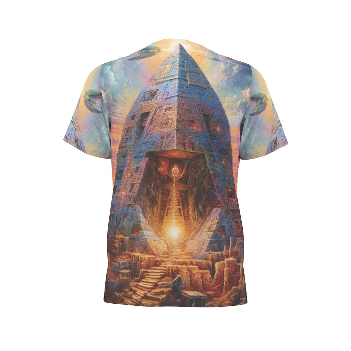 Men's African Dashiki Shirt, Pyramid - UAP