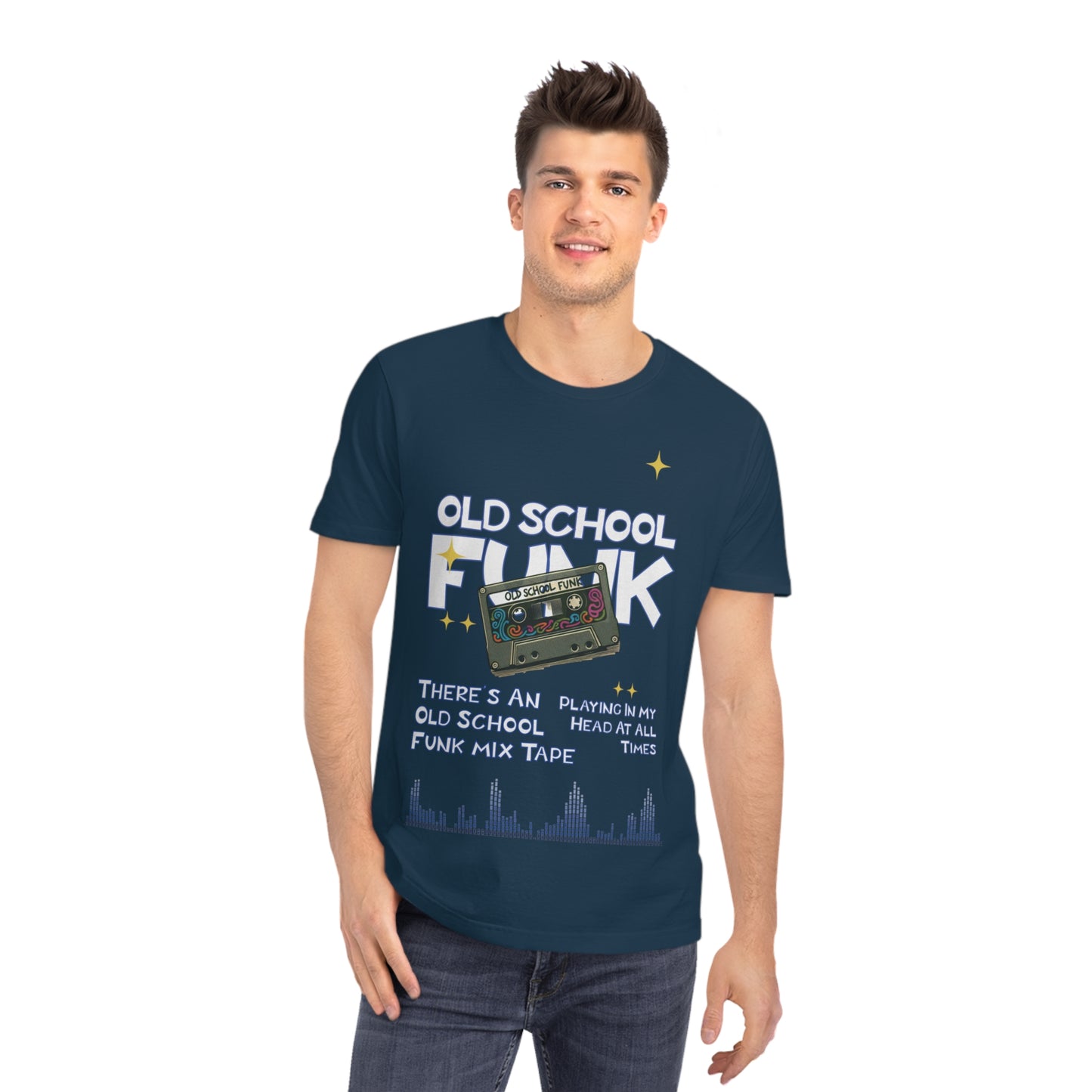 Unisex Old School Funk T-Shirt,  Mix Tape Playing In My Head