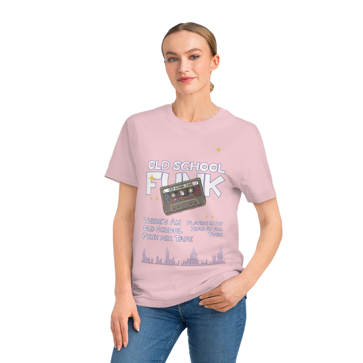 Unisex Old School Funk T-Shirt,  Mix Tape Playing In My Head