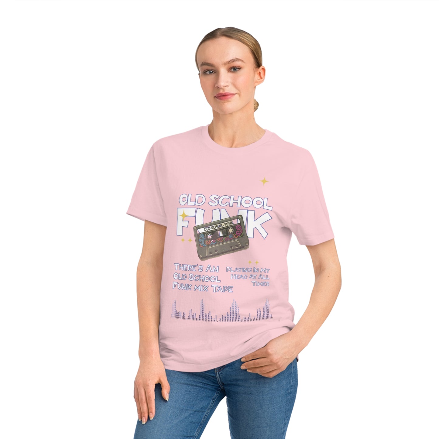 Unisex Old School Funk T-Shirt,  Mix Tape Playing In My Head