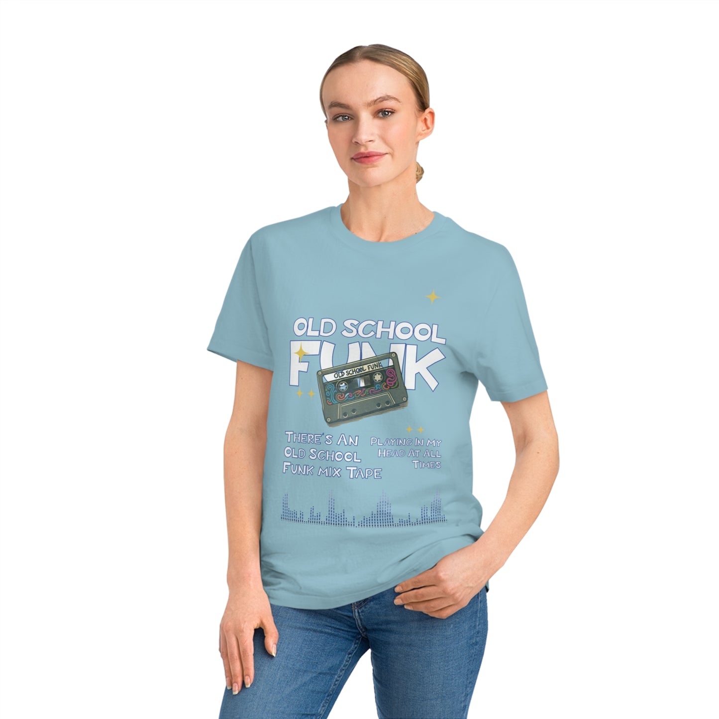 Unisex Old School Funk T-Shirt,  Mix Tape Playing In My Head