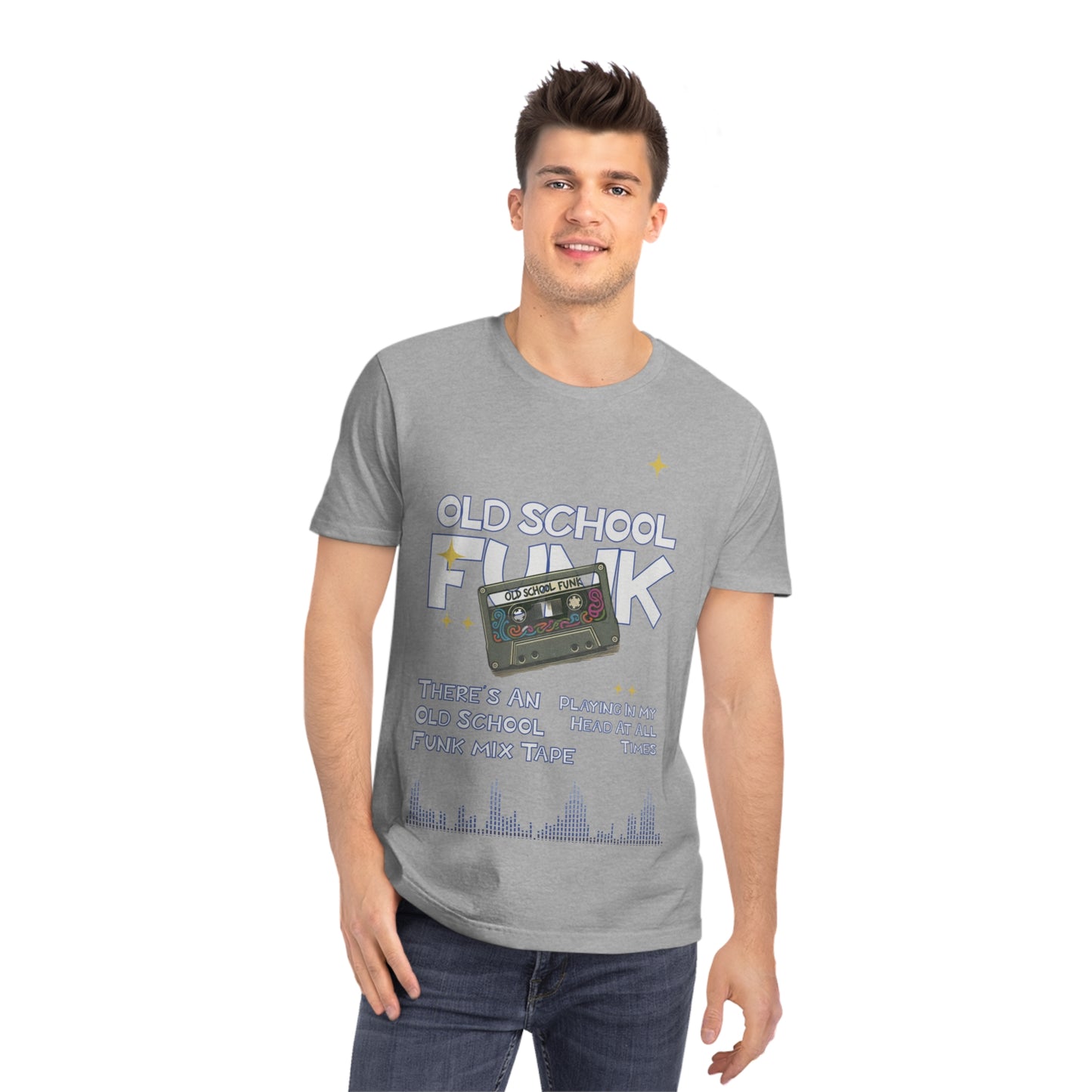 Unisex Old School Funk T-Shirt,  Mix Tape Playing In My Head