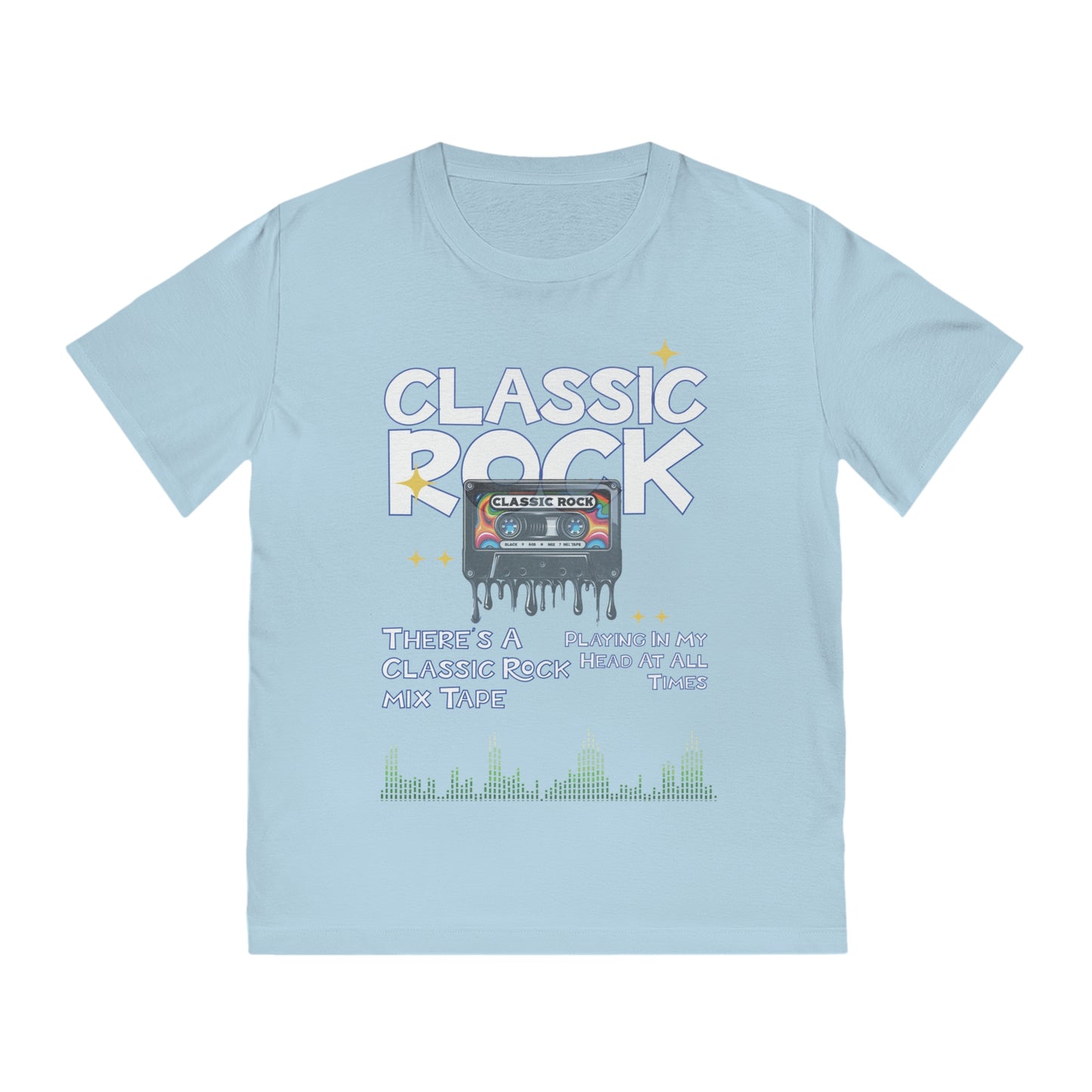 Unisex Classic Rock T-Shirt, Mix Tape Playing In My Head