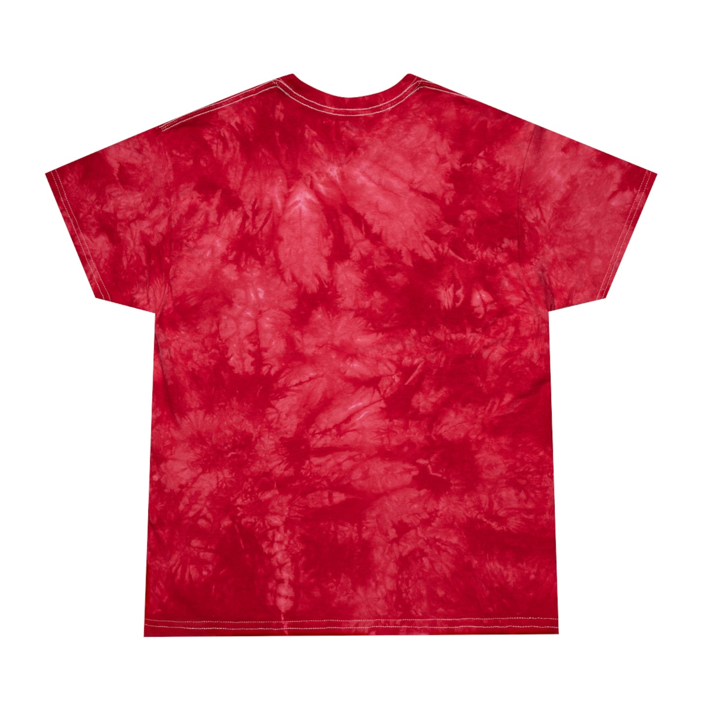 Men's Tie-Dye Tee, Crystal Red, Mele Kalikimaka 01, Christmas in Hawaii