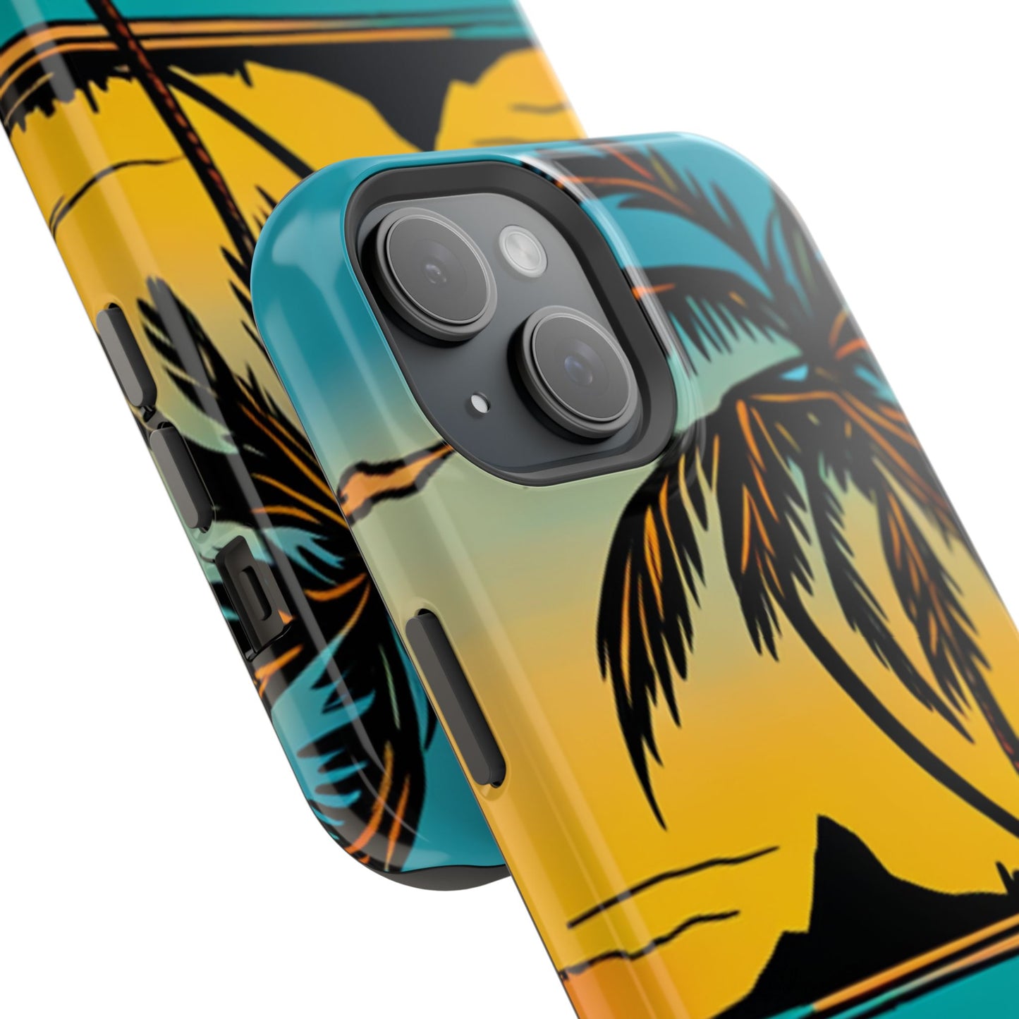 Magnetic Tough Cases, MagSafe compatible, Hawaiian Windward Side Scenery, iPhone 13, iPhone 14, iPhone 15, iPhone 16