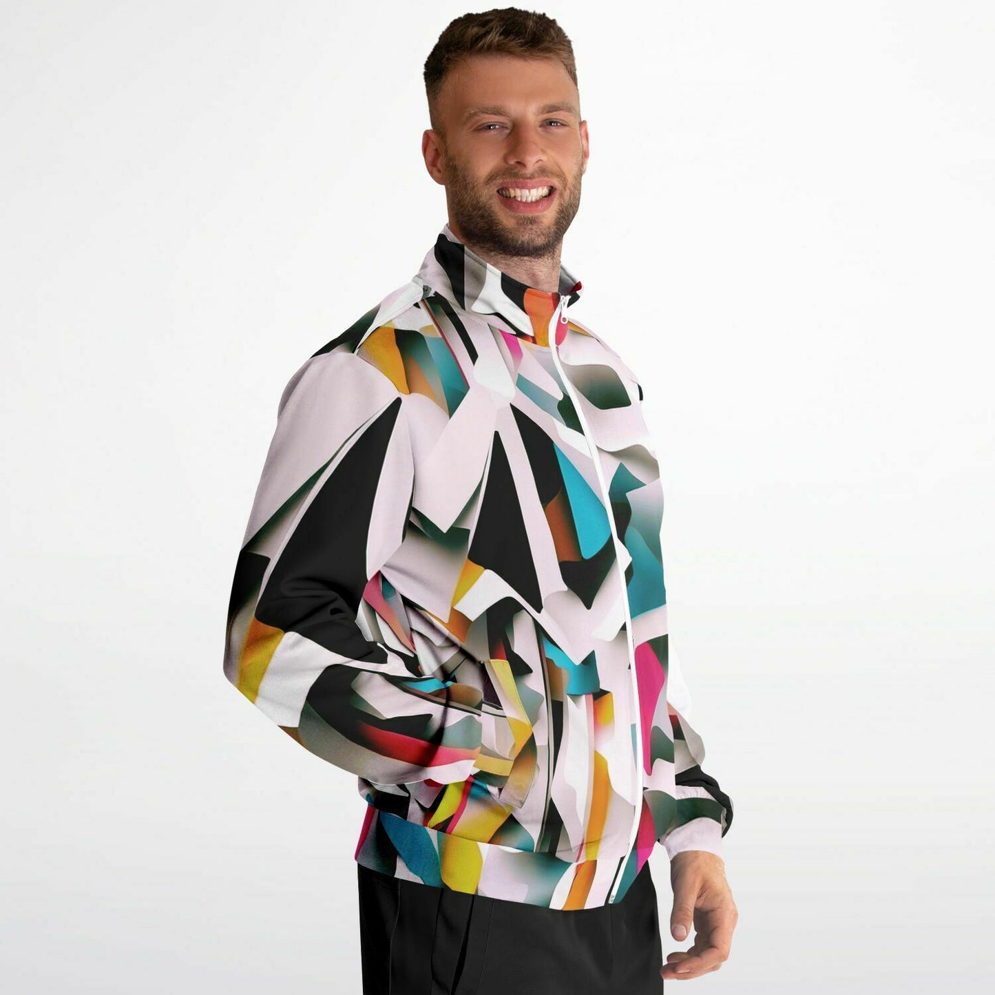 Geometric Graffiti 01 AOP Unisex Track Jacket