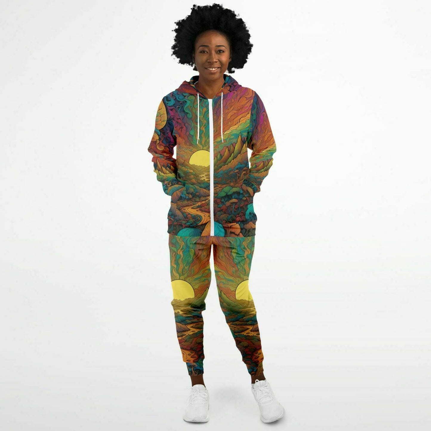 Fashion Ziphoodie & Jogger, Interplanetary Grooviness 01