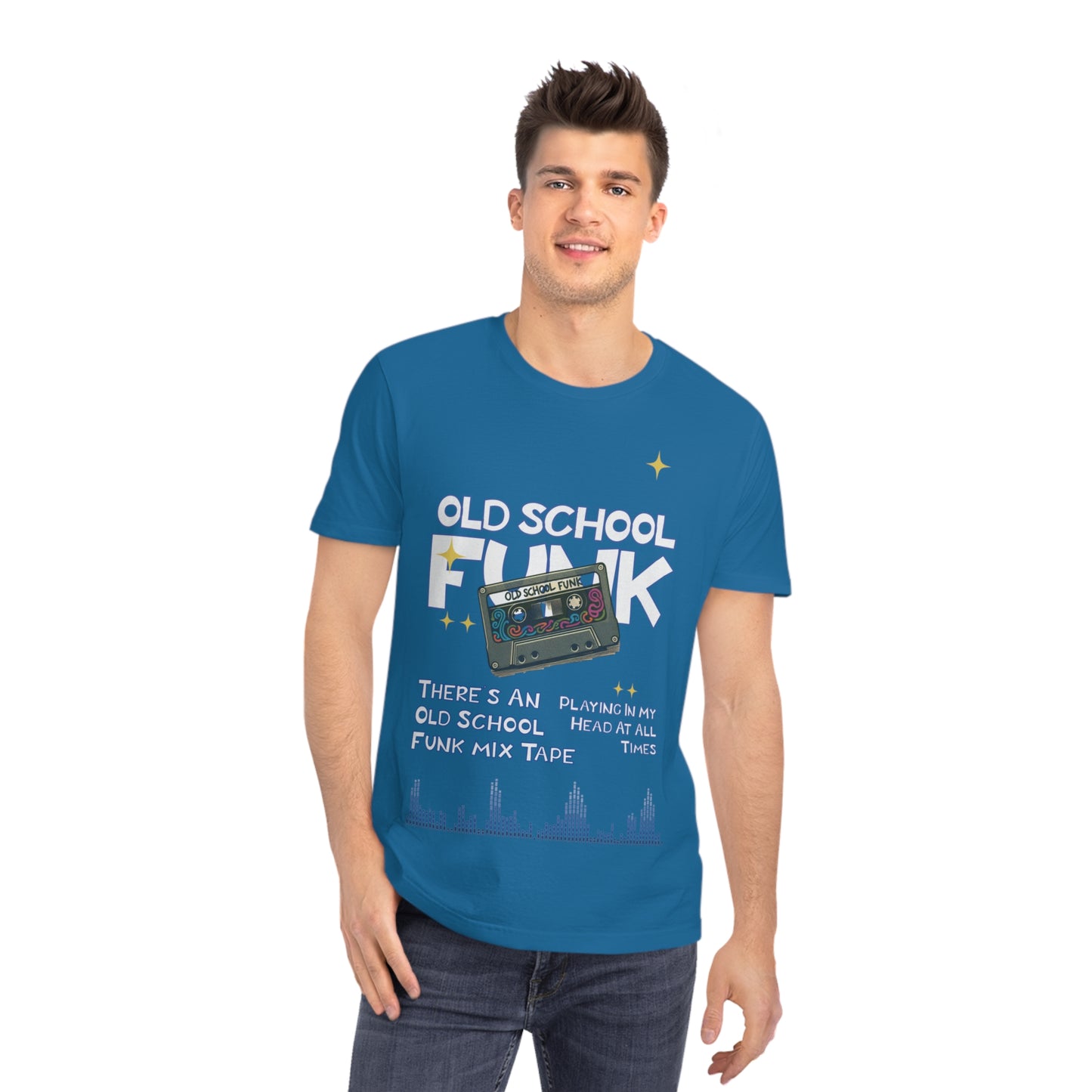 Unisex Old School Funk T-Shirt,  Mix Tape Playing In My Head