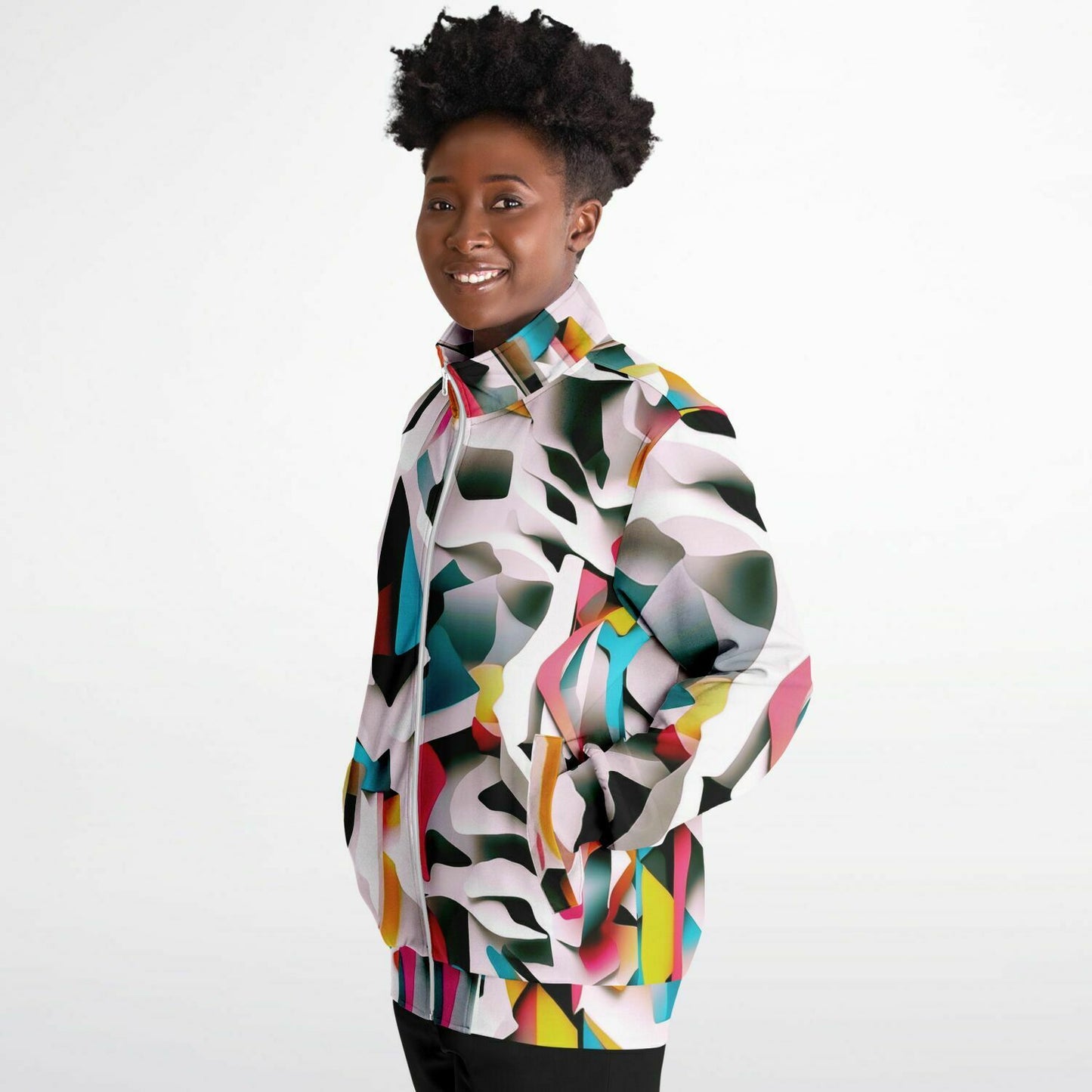 Geometric Graffiti 01 AOP Unisex Track Jacket
