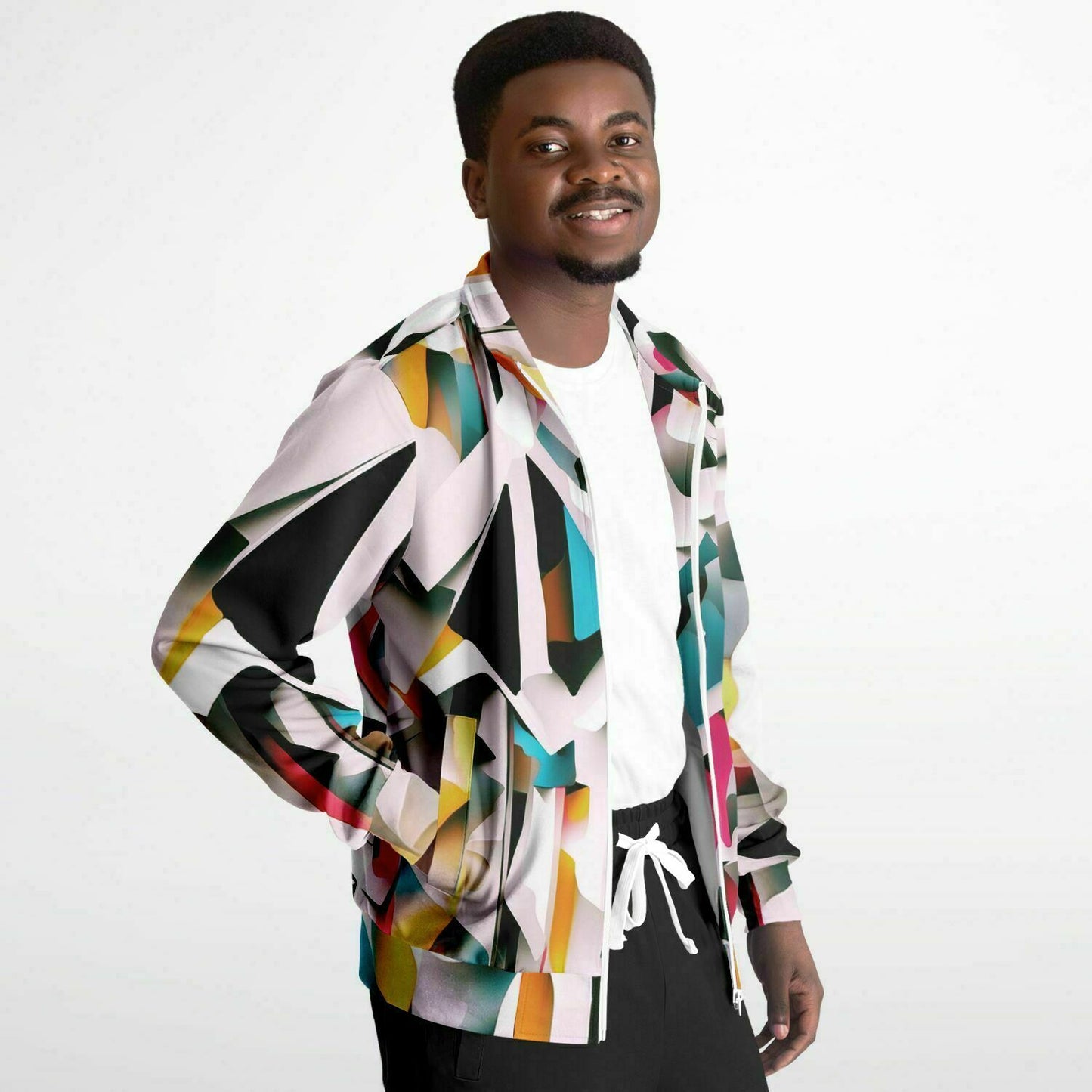Geometric Graffiti 01 AOP Unisex Track Jacket