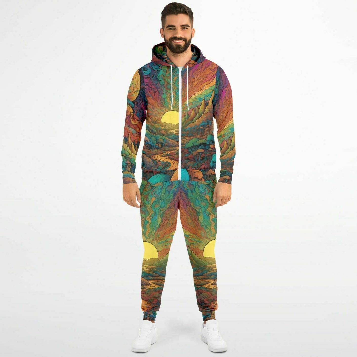 Fashion Ziphoodie & Jogger, Interplanetary Grooviness 01