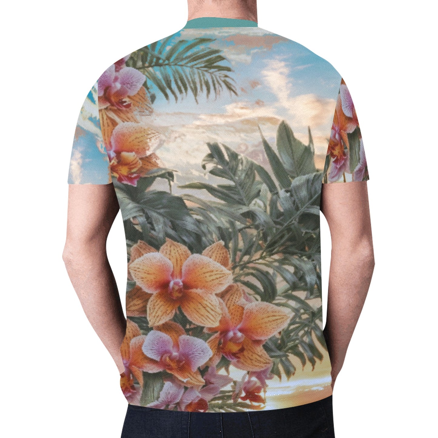 Windward Syde, Hawaiian Inspired - Tee Shirts, Floral Sunrise 01 ...