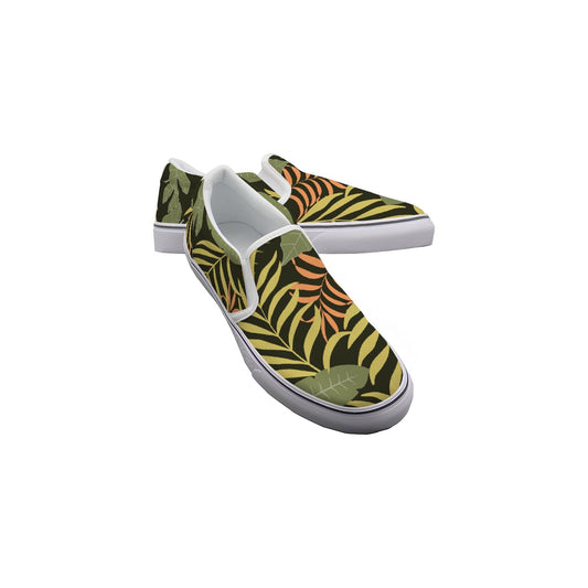 Women's Slip On Sneakers, "It's A Jungle Out There" Colllection